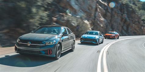 Tested: Honda Civic Si vs. Hyundai Elantra N vs. VW Jetta GLI.